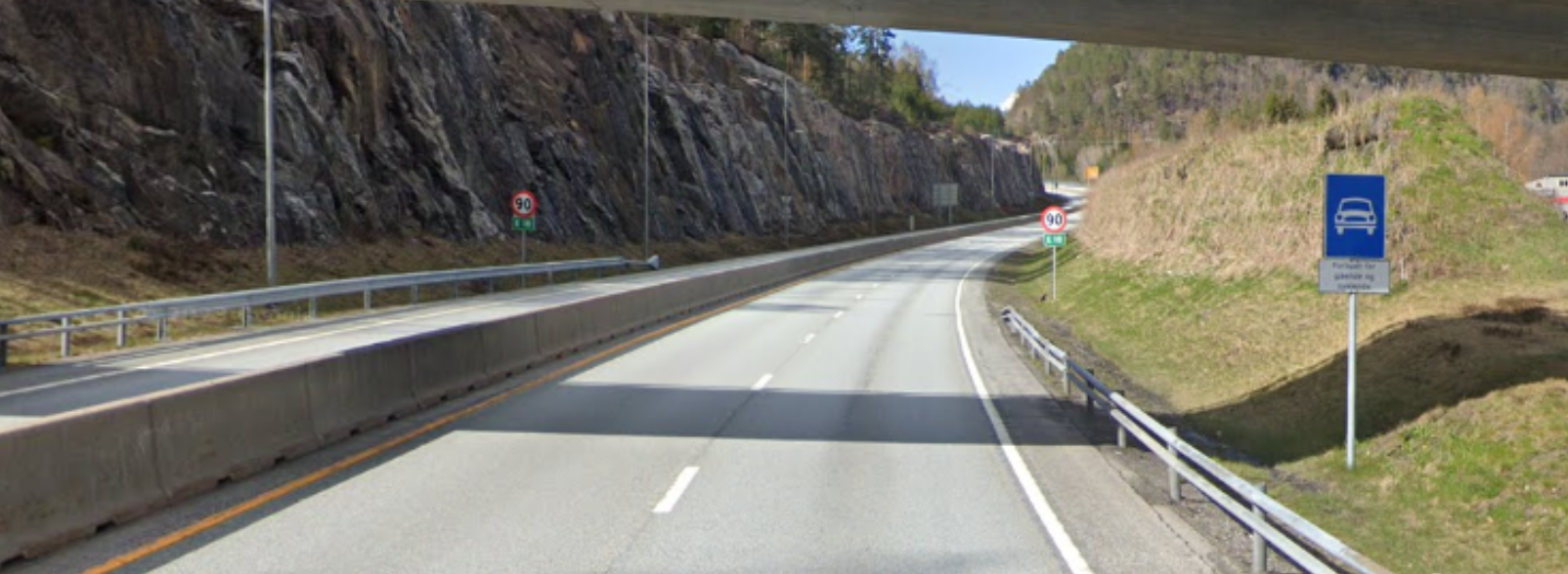 Bilde av motortrafikkveg-skiltet