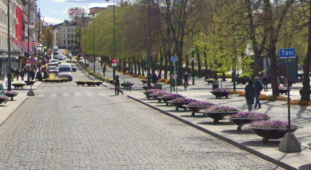 Bilde av holdeplass for drosje-skiltet