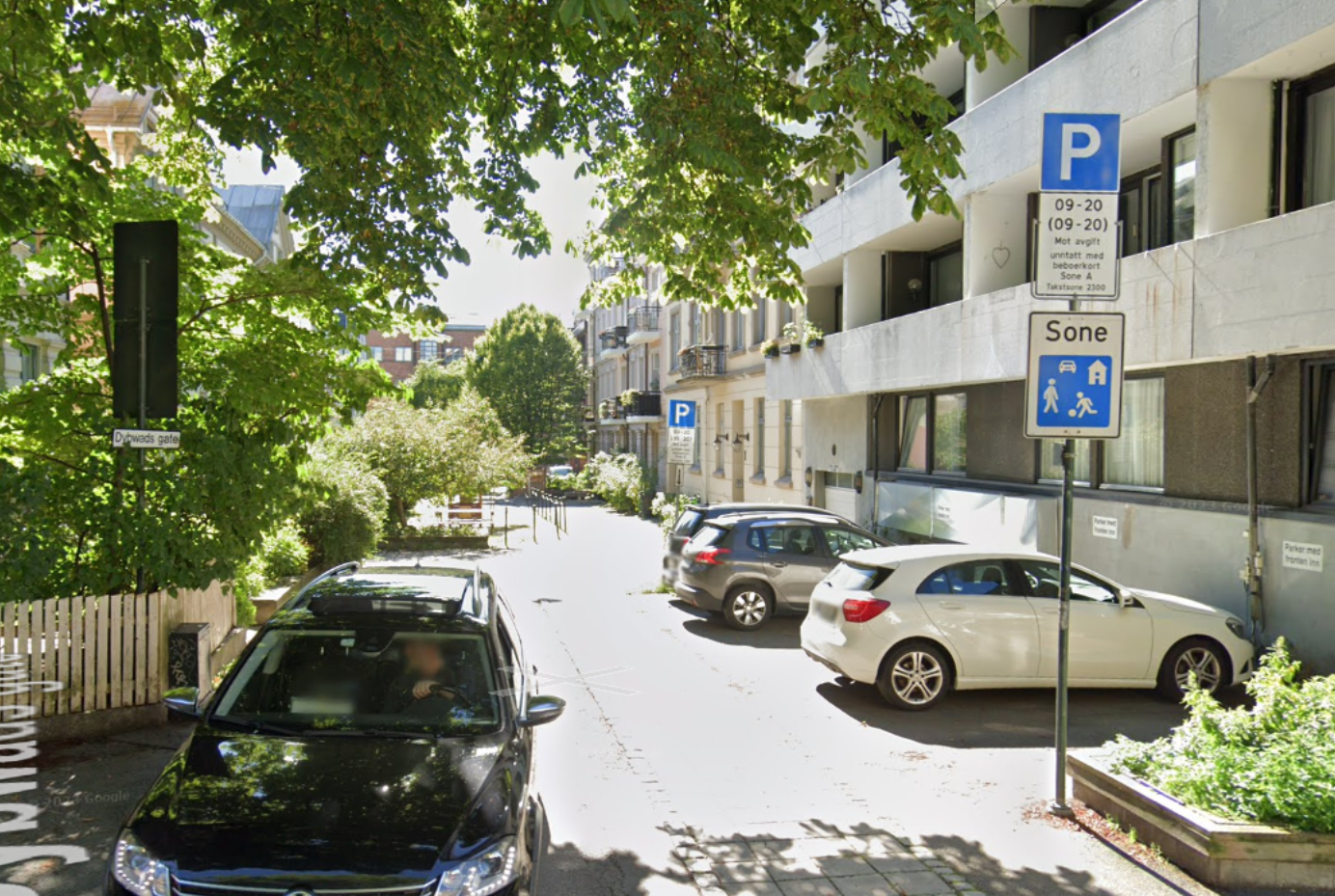 Bilde av et gatetun-skilt ved inngangen til et boligområde