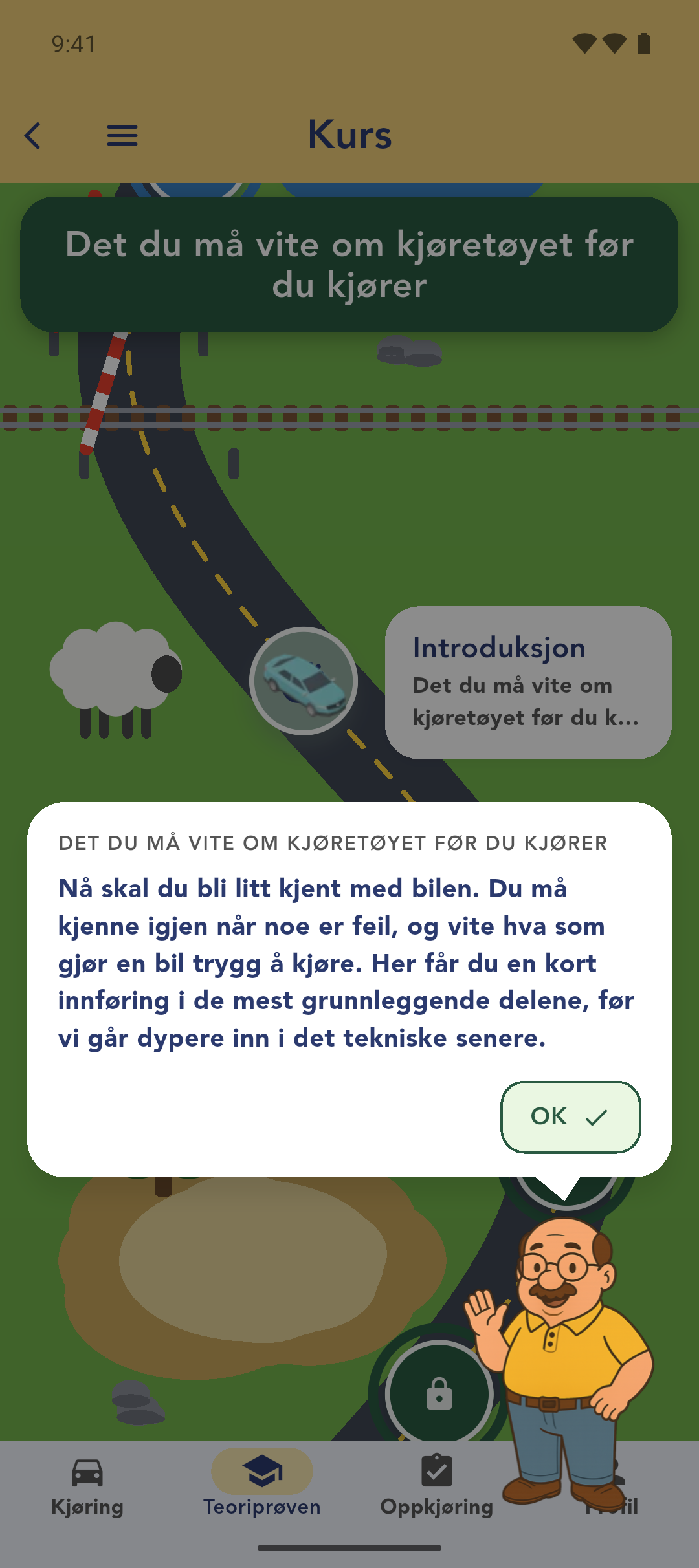 Bernt introduserer et nytt kapittel i kurset