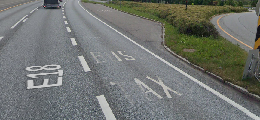 Bilde av tekst symbol for buss og taxi