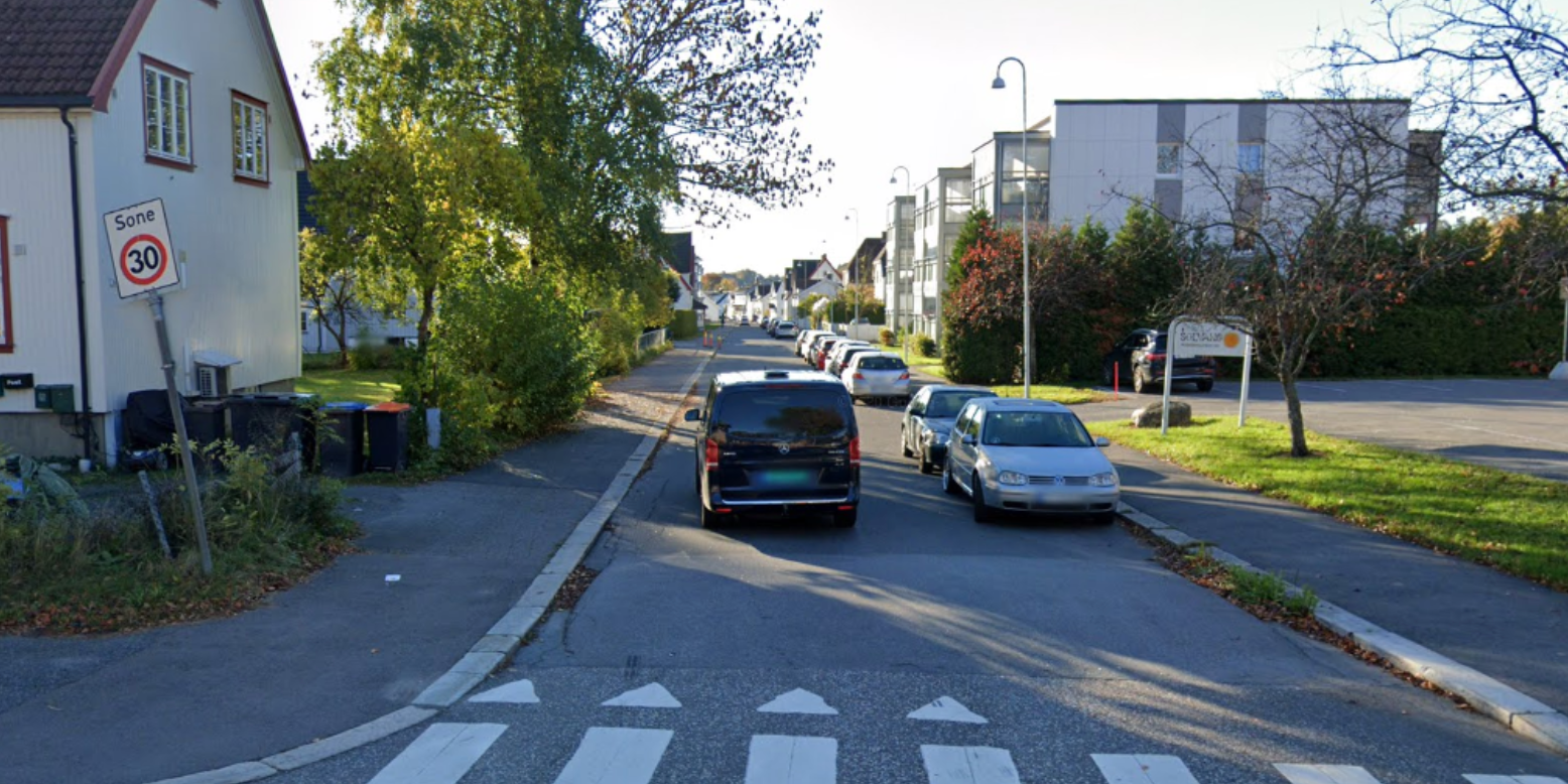 Bilde av et fartsgrensesoneskilt