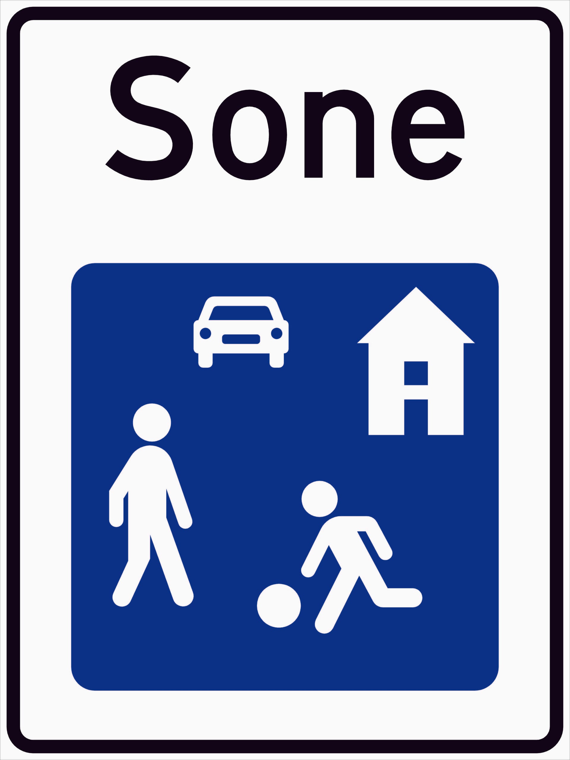 Gatetun sone skilt