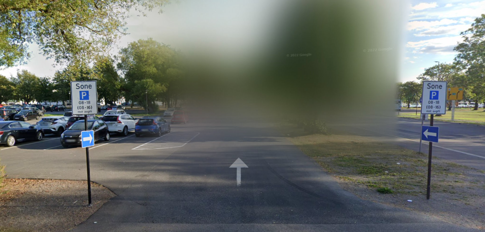 Bilde av et parkeringsoneskilt