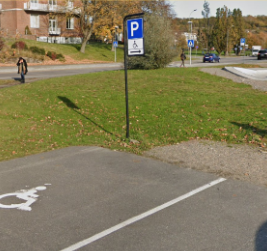 Parkering for forflytningshemmede med parkeringstillatelse