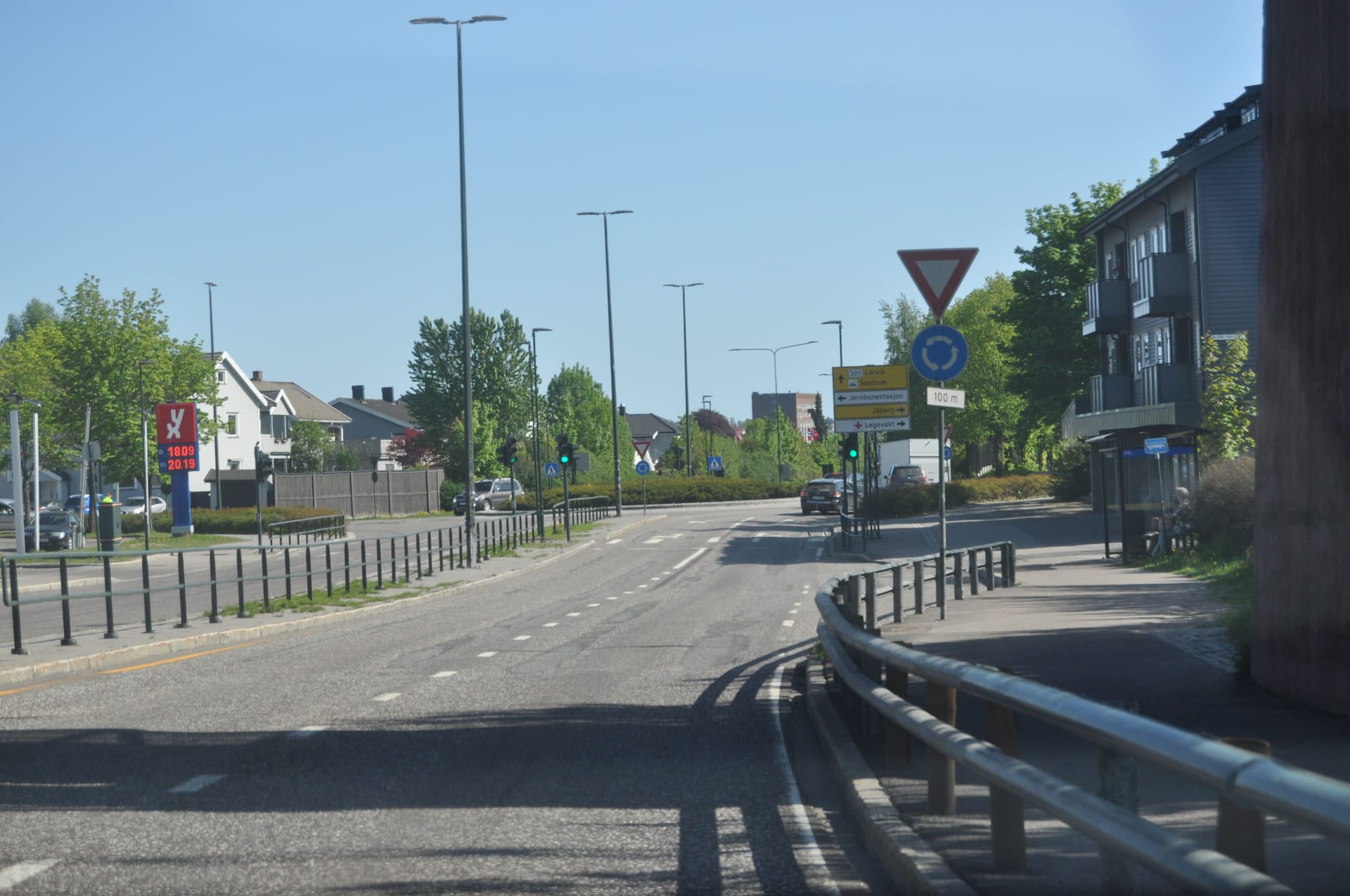 Bilde av et vikepliktskilt