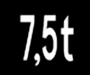 Heavy-traffic lane