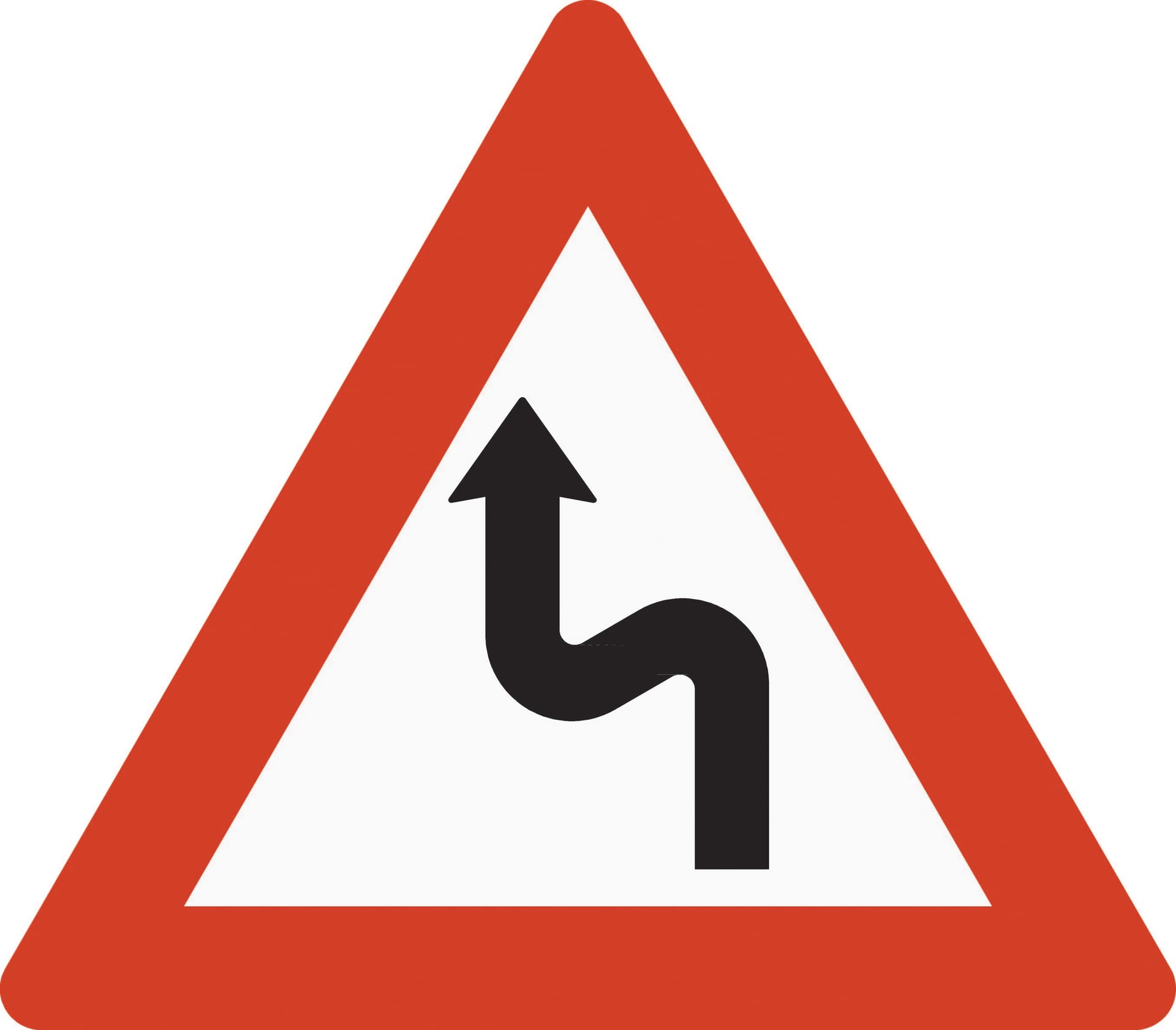 Dangerous curves, the first to the left