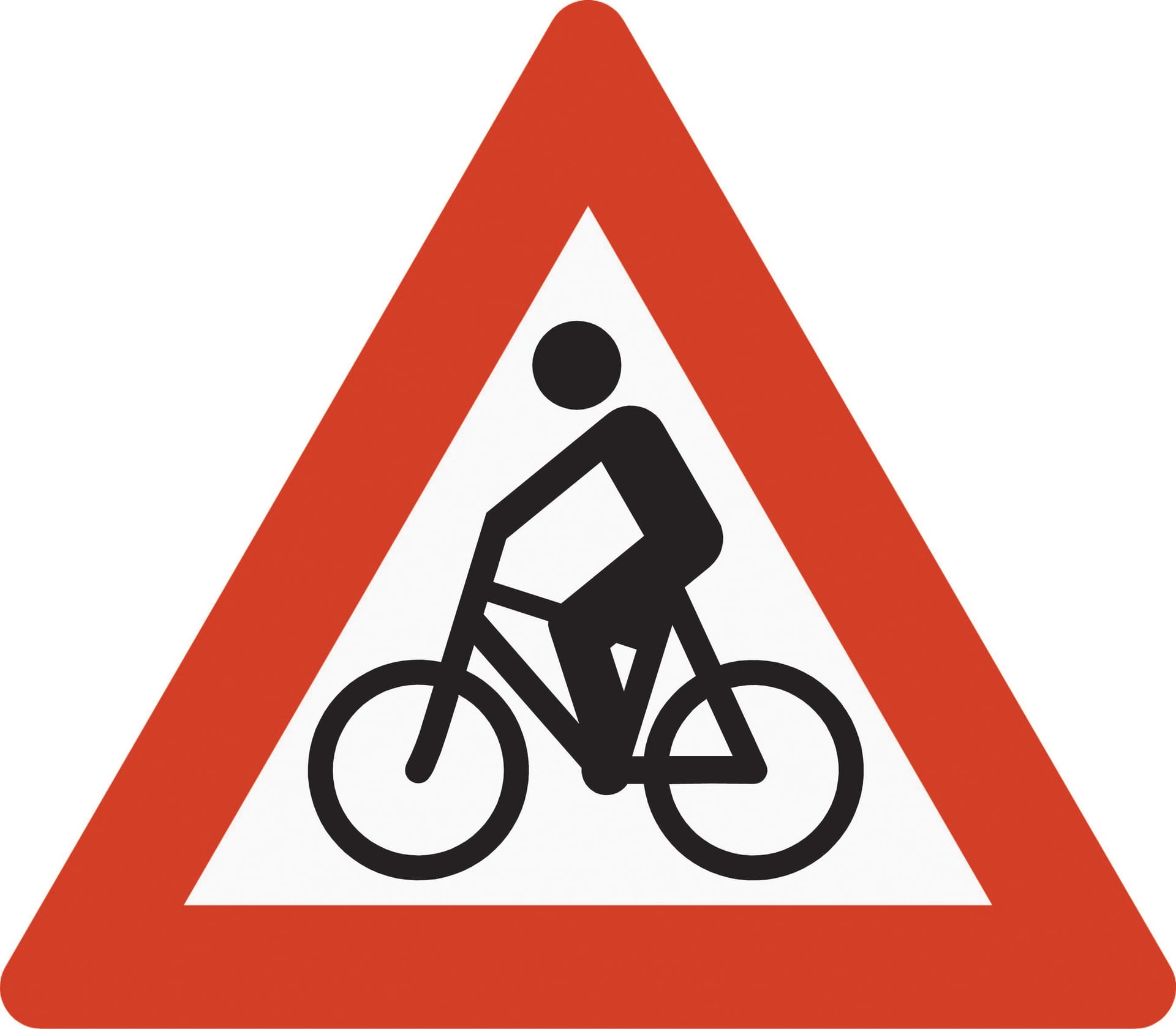Warns of cyclists