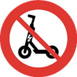 Trafikkforbud (liten elektrisk motorvogn)