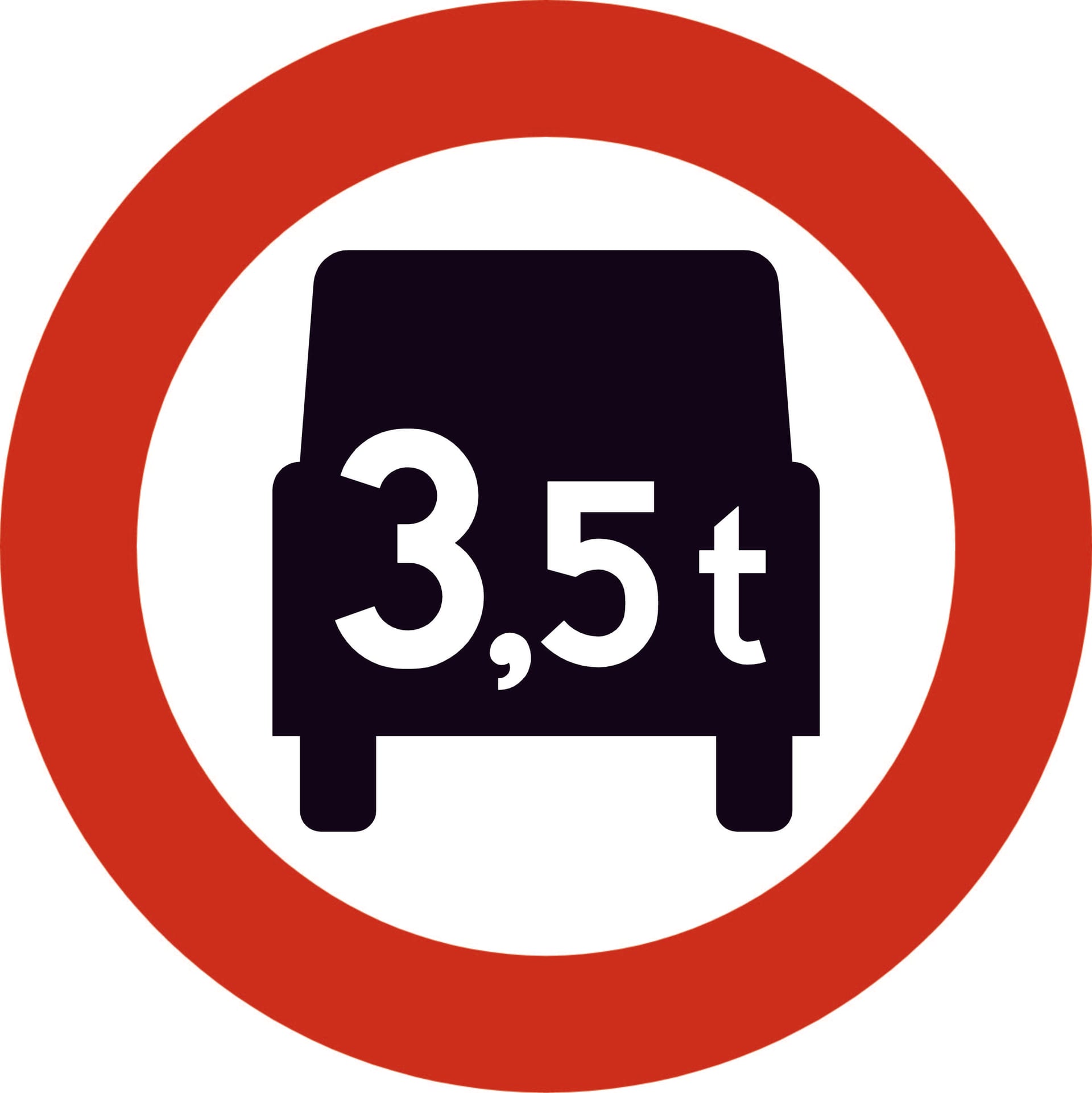 Forbudt for motorvogn (flere enn to hjul)