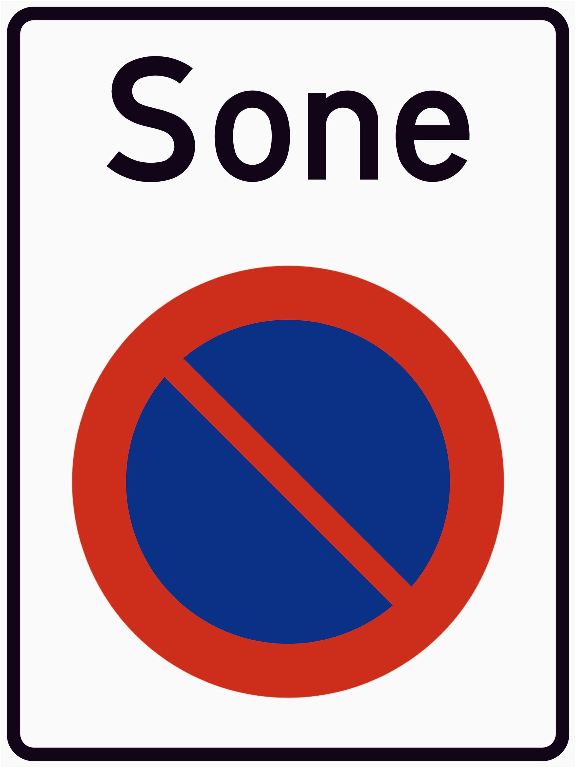 Parkeringssone (ingen parkering)