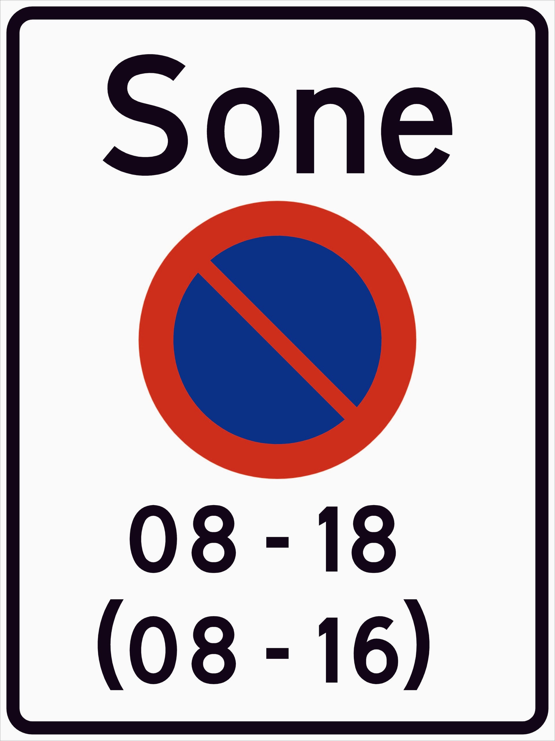 Parkeringssone (tidsregulert)