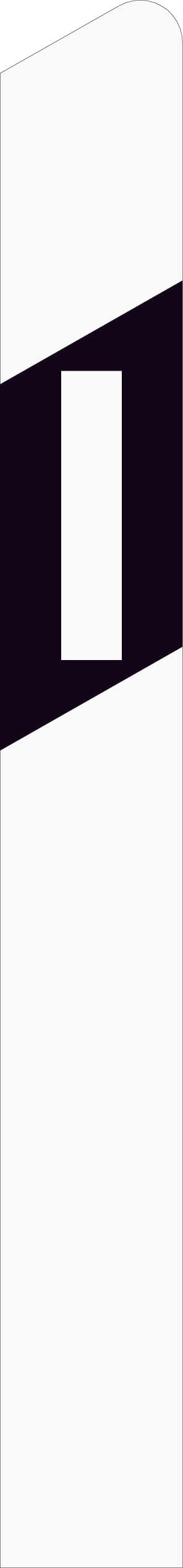 Delineator post