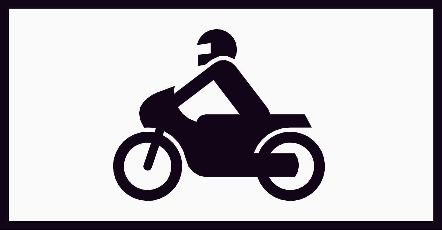 Two-wheeled motorcycle with or without sidecar and moped