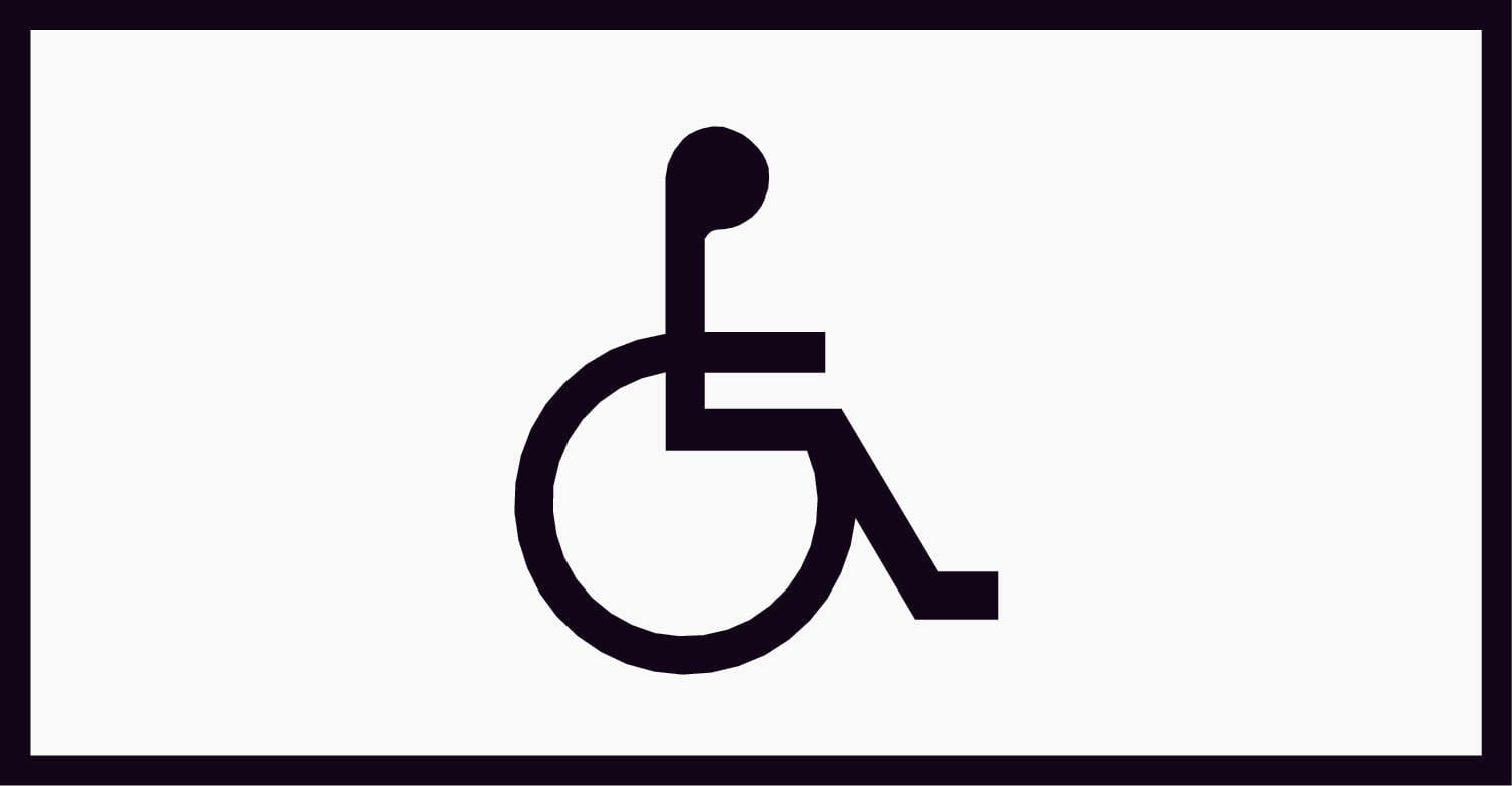 People with reduced mobility holding a parking permit