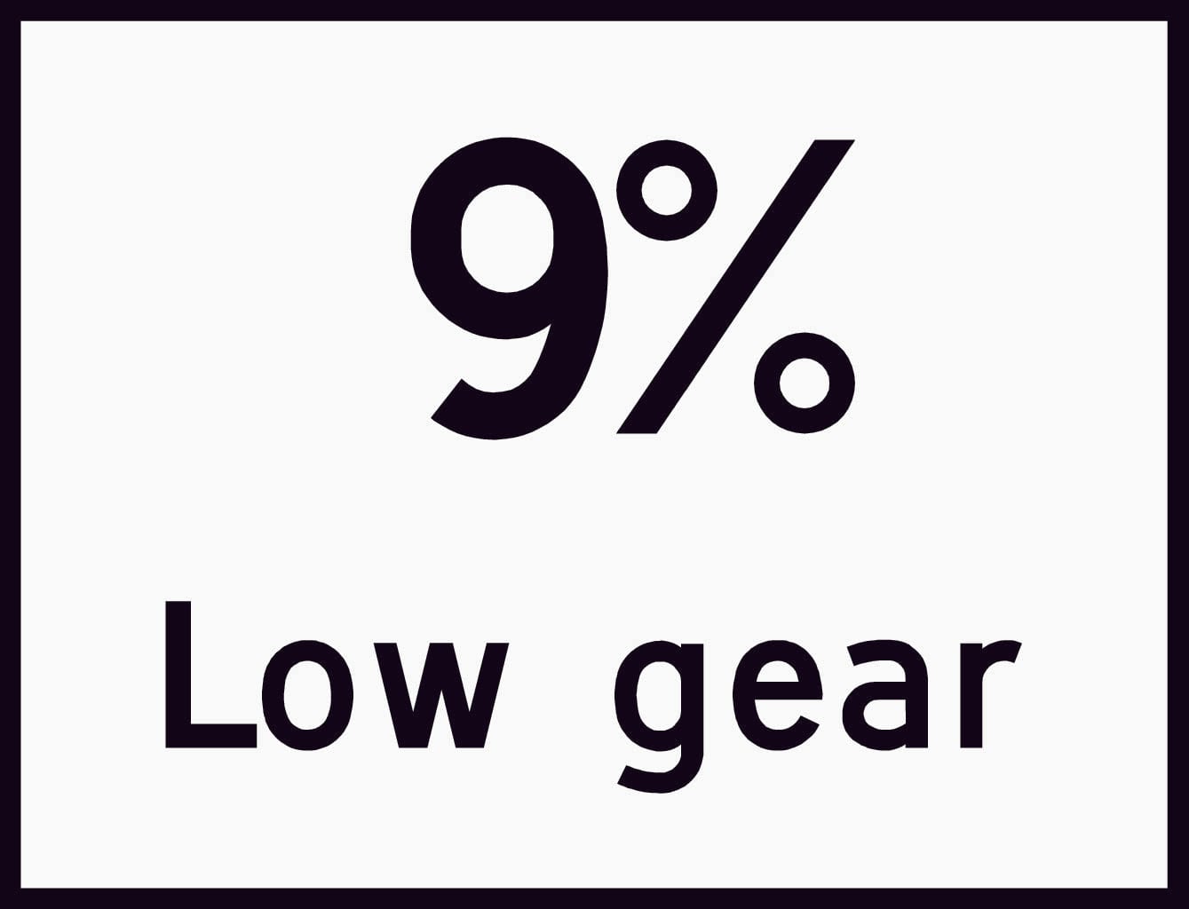 Gradient (low gear)