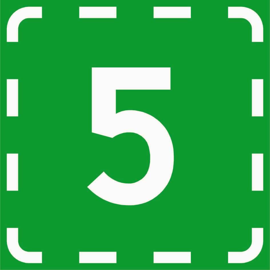 Route number for a national road (not a European route)